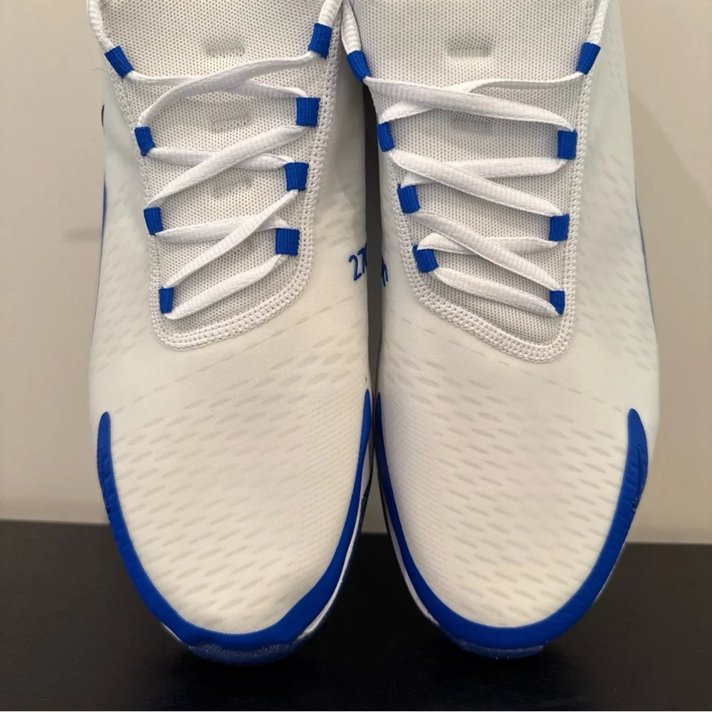 Men’s Size 9 Nike Air Max 270 G Golf Shoes White Blue CK6483-106 - READ